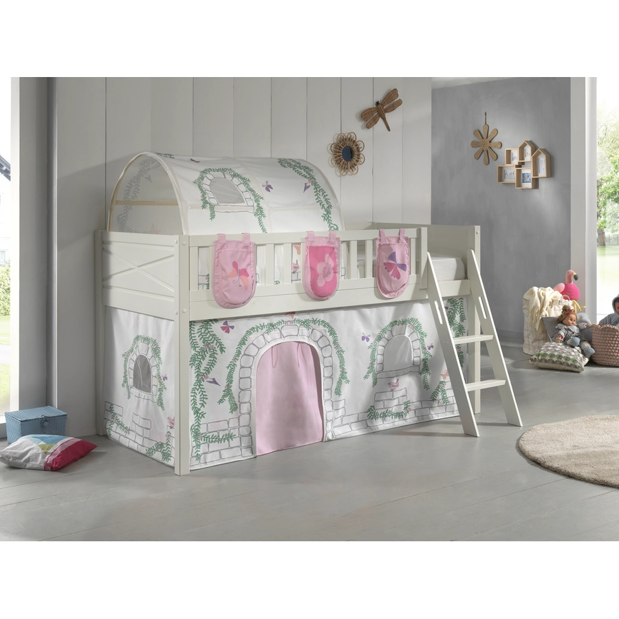 VIPACK Spielbett SCOTT Birdy 3-teilig weiß
