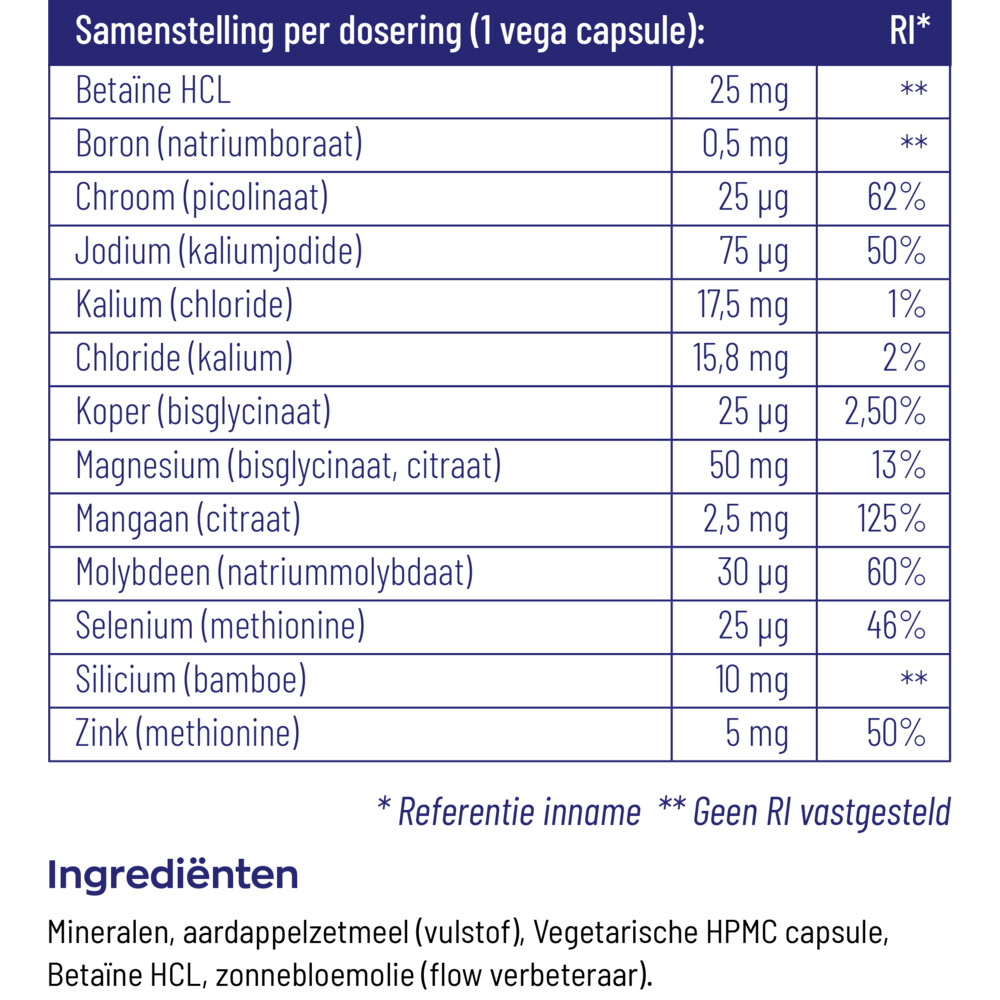2x Vitakruid Mineralen Compleet 90 capsules