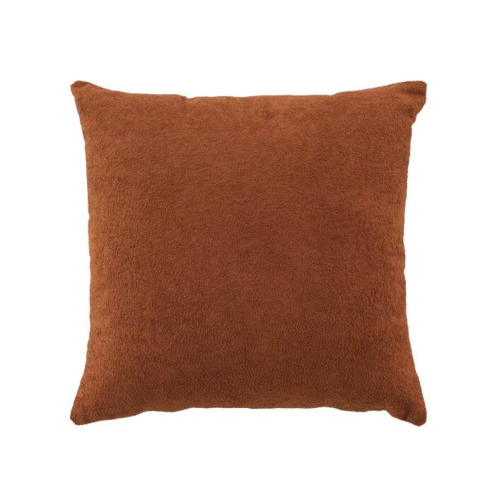 COUSSIN DEHOUSSABLE 45X45CM BOUCLETTE POLYCOTON TESSA CAMEL