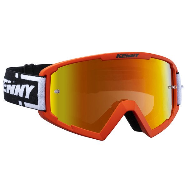 Kenny - Masque Track + - 2024 Noir / Blanc / Orange