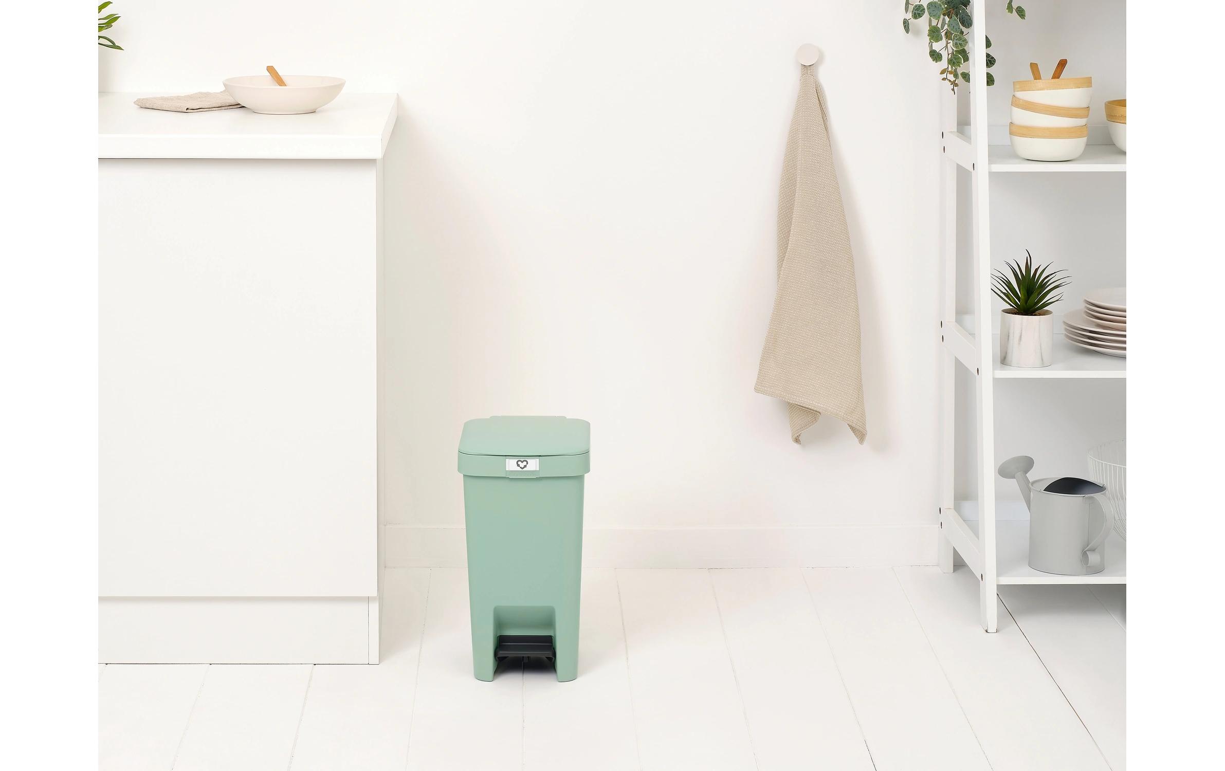 Recyclingbehälter StepUp 10 l, GrünTreteimer für Recycling Materialien