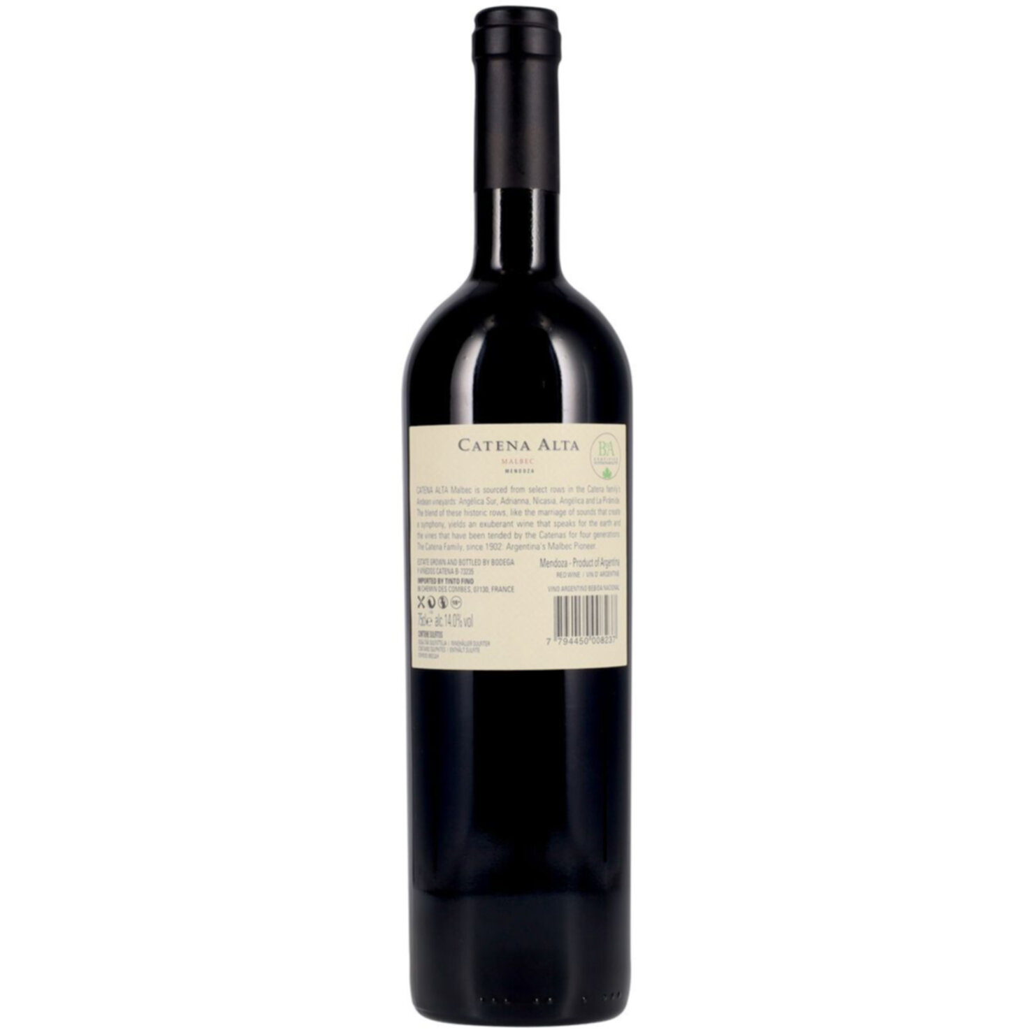 Catena Alta Malbec Bodega Catena Zapata -75cl