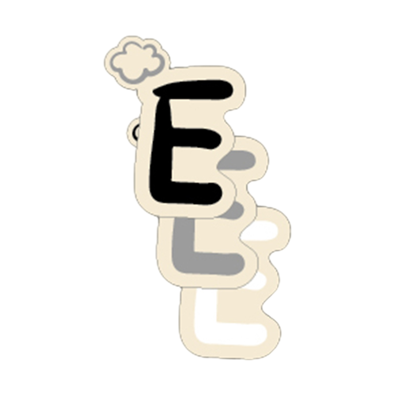 Buchstaben klein E