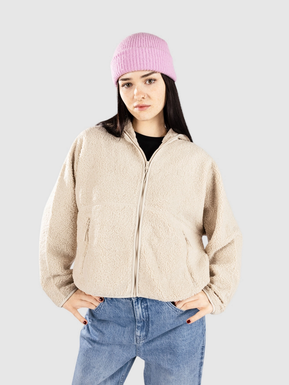 Dravus Vista Cozy Fleece Zip Hoodie peyote