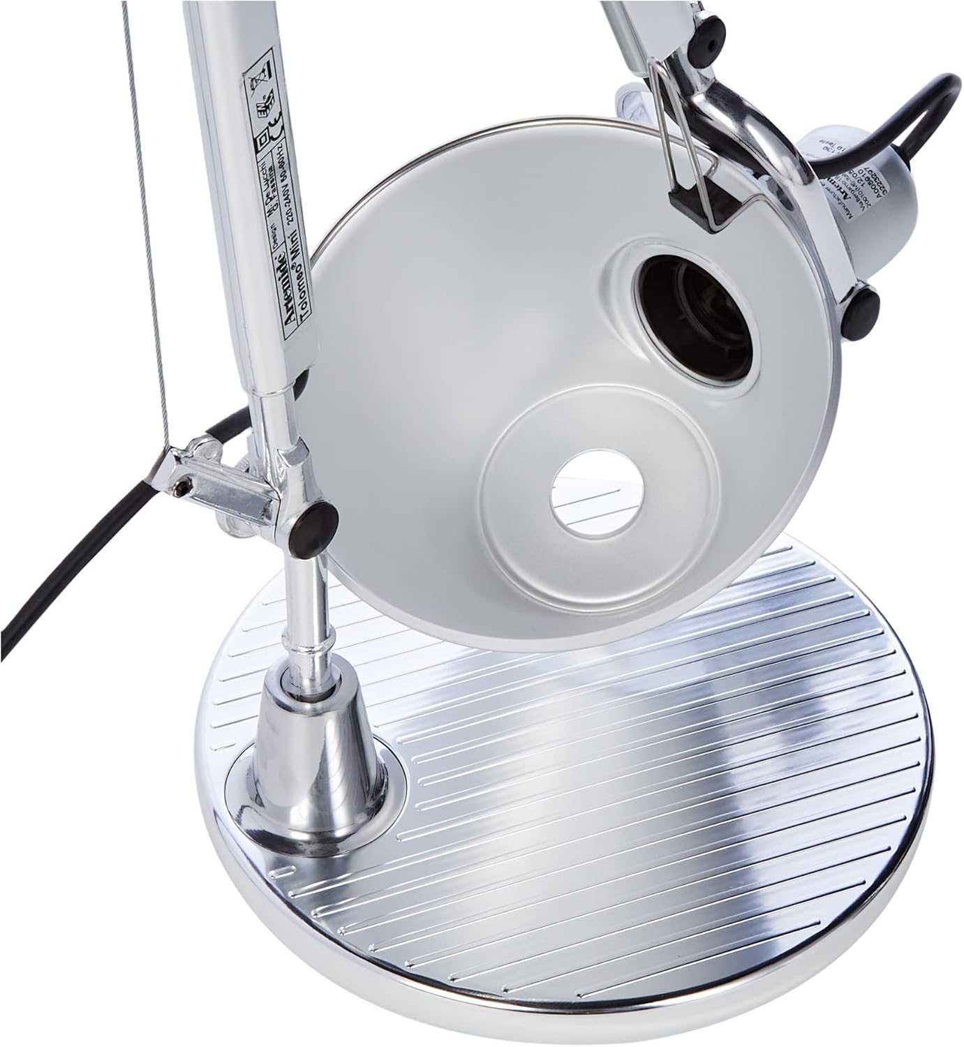 Artemide- Tolomeo Tavolo Mini Tischlampe. Hochwertige Tischleuchte aus Aluminium mit Tischfuß ø20cm. Made in Italy