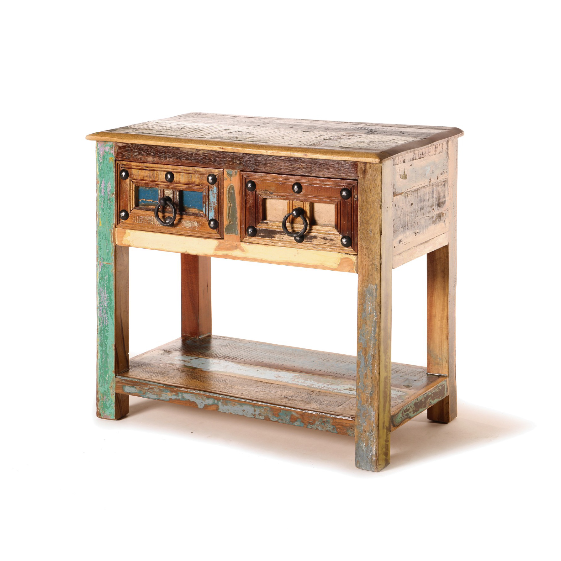 Beistelltisch 'Telford', multicolor, T 38 cm, B 72 cm, H 65 cm von fischer's lagerhaus