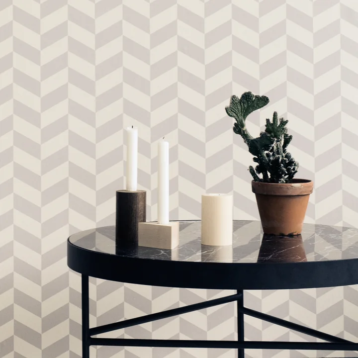 Ferm Living - Marble Table gross, schwarz