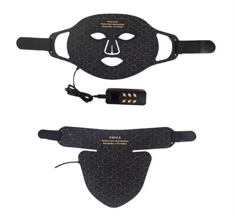Beautyronics - USB oplaadbare lichttherapie gezichts- en nekmassager