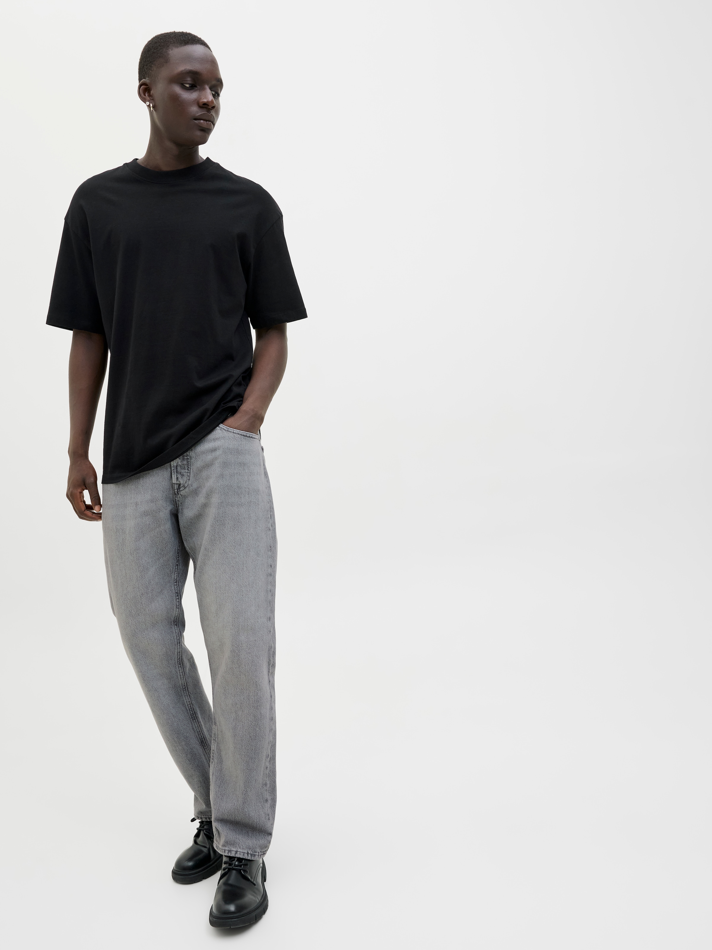 Jack & Jones Loose-fit-Jeans »JJICHRIS JJORIGINAL SBD 921 SN«, mit Gürtelschlaufen