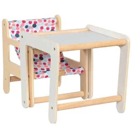 goki Puppenhochstuhlmit Tisch, 2in1