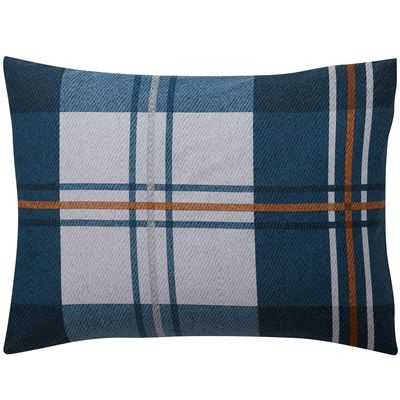 Linge de lit percale à carreaux - BECQUET CRÉATION