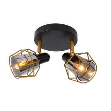 Lucide Nila Plafondspot zwart 2x