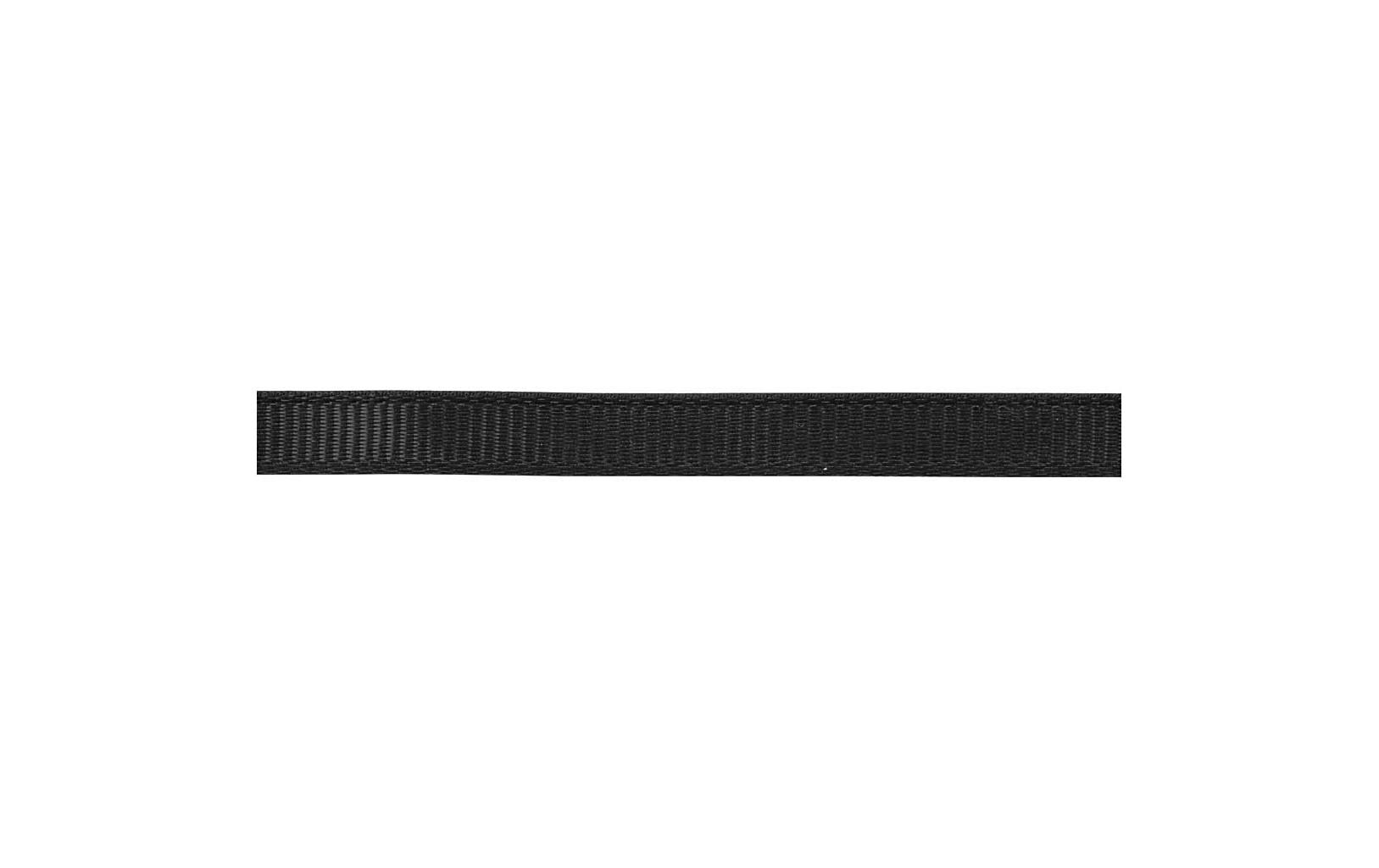 Textilband 6 mm x 15 m, SchwarzGeschenkband zur Dekoration von Präsenten