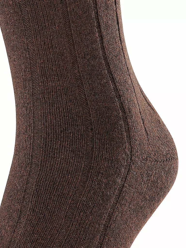 FALKE Socken LHASA RIB brown braun