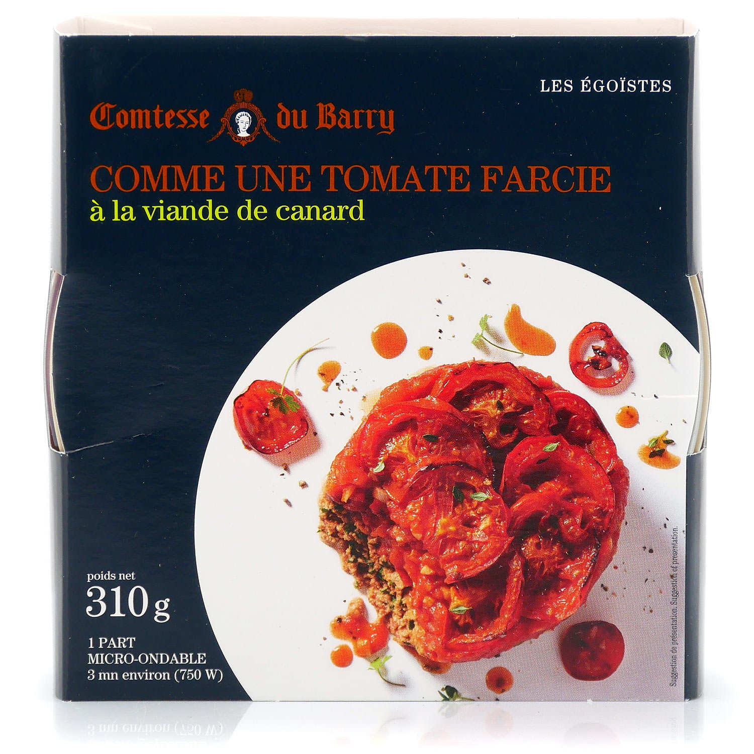 Comme une tomate farcie à la viande de canard