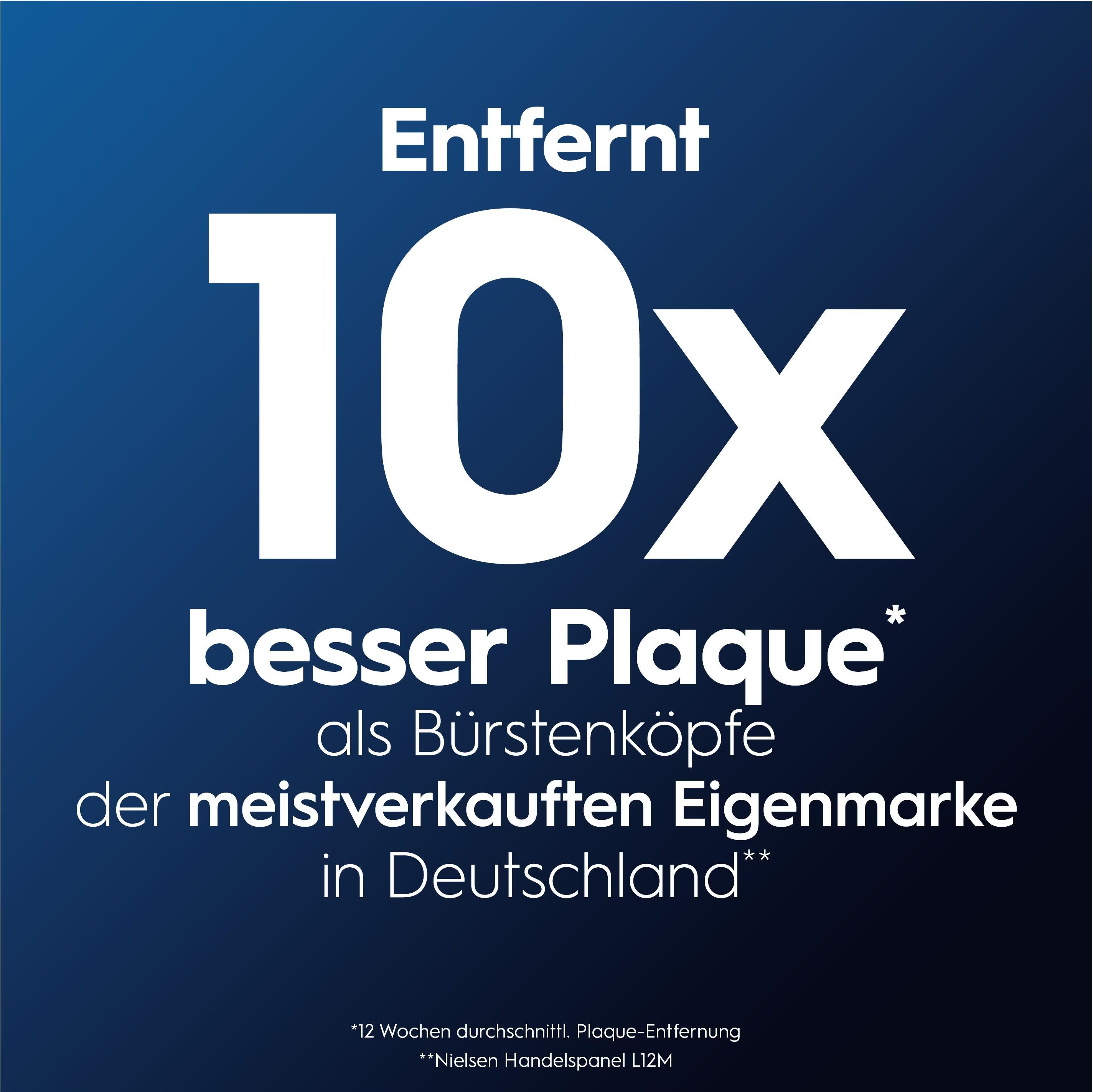 (8er Set) Pro Precision Clean Ersatz Zahnbürstenkopf für Oral-B Elektrische Zahnbürsten (861073) - Weiss