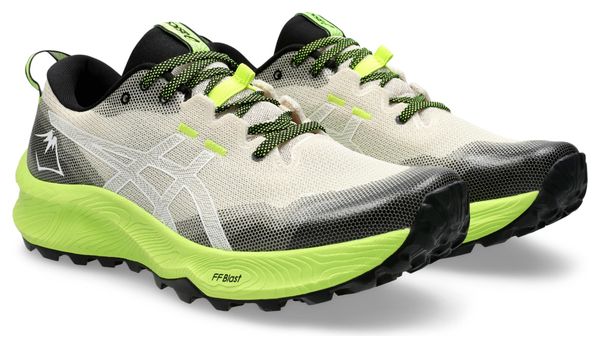 Chaussures Trail Asics Gel-Trabuco 12 Beige/Noir/Vert Homme