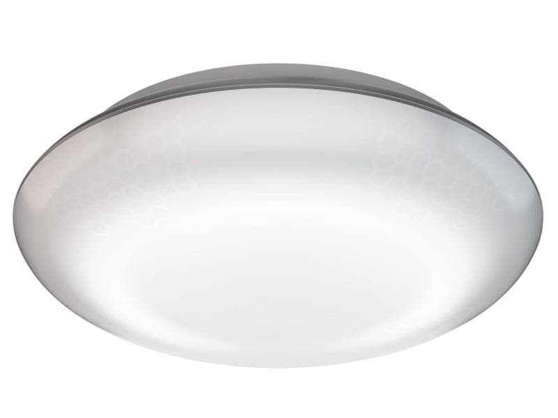 Steinel Deckenleuchte DL Vario Quattro 10 W 3000 K, Silber Aussenleuchte mit Sensor
