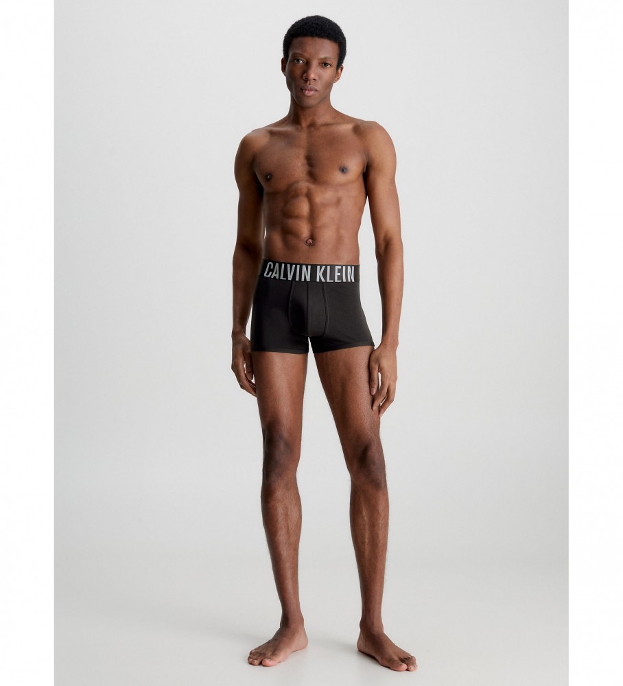 Cuecas Boxer Clássicas Calvin Klein, Pacote com 2, Pretas