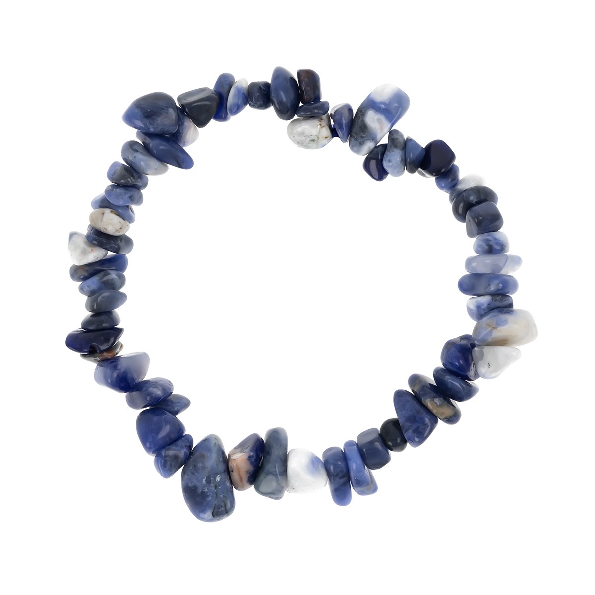 Bracelet réglable pierres de sodalite