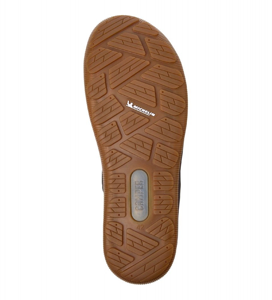 Botas Camper Peu Pista GM em couro marrom