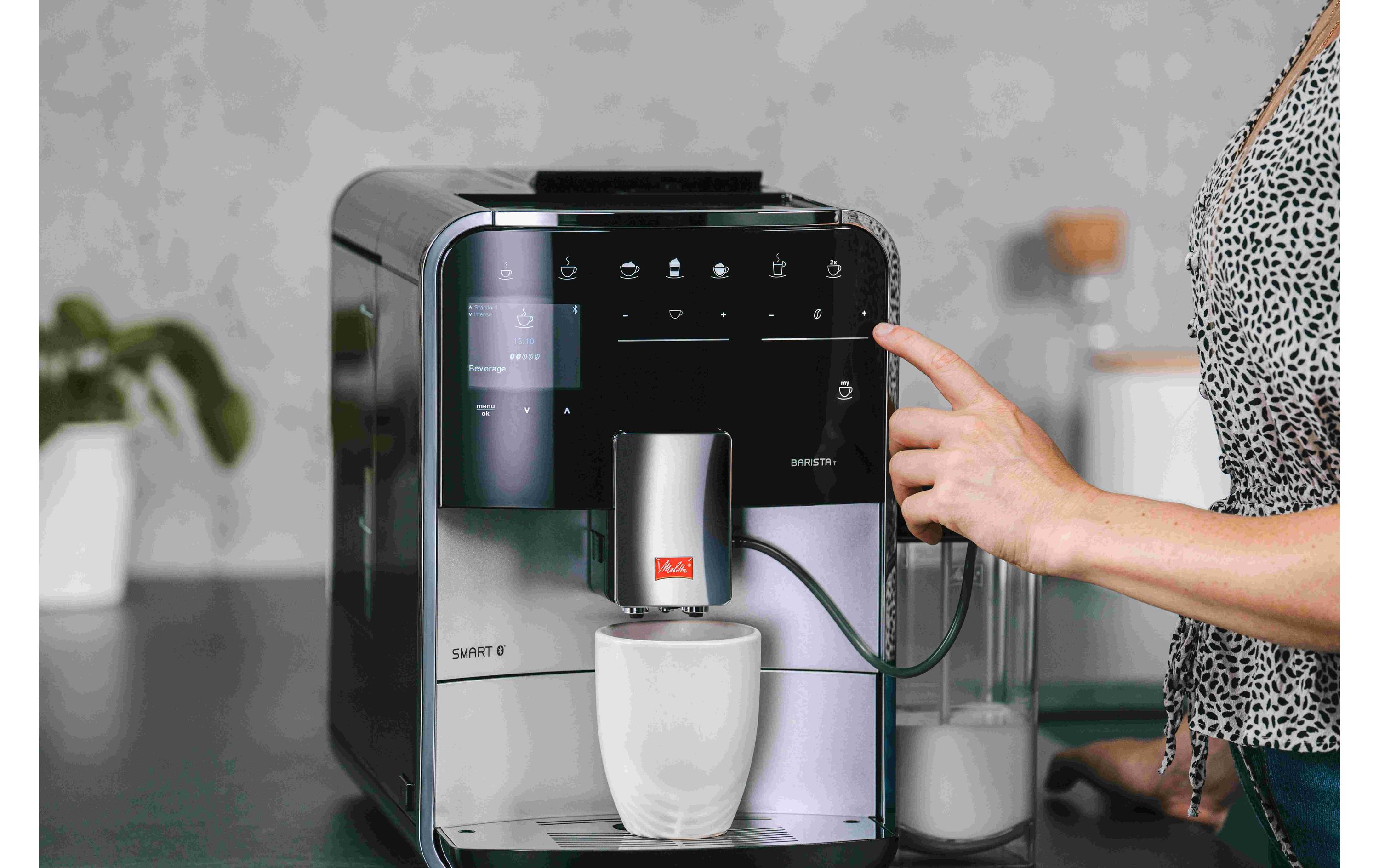Kaffeevollautomat Barista T Schwarz<br>Kaffeemaschine mit Bluetooth-Funktion