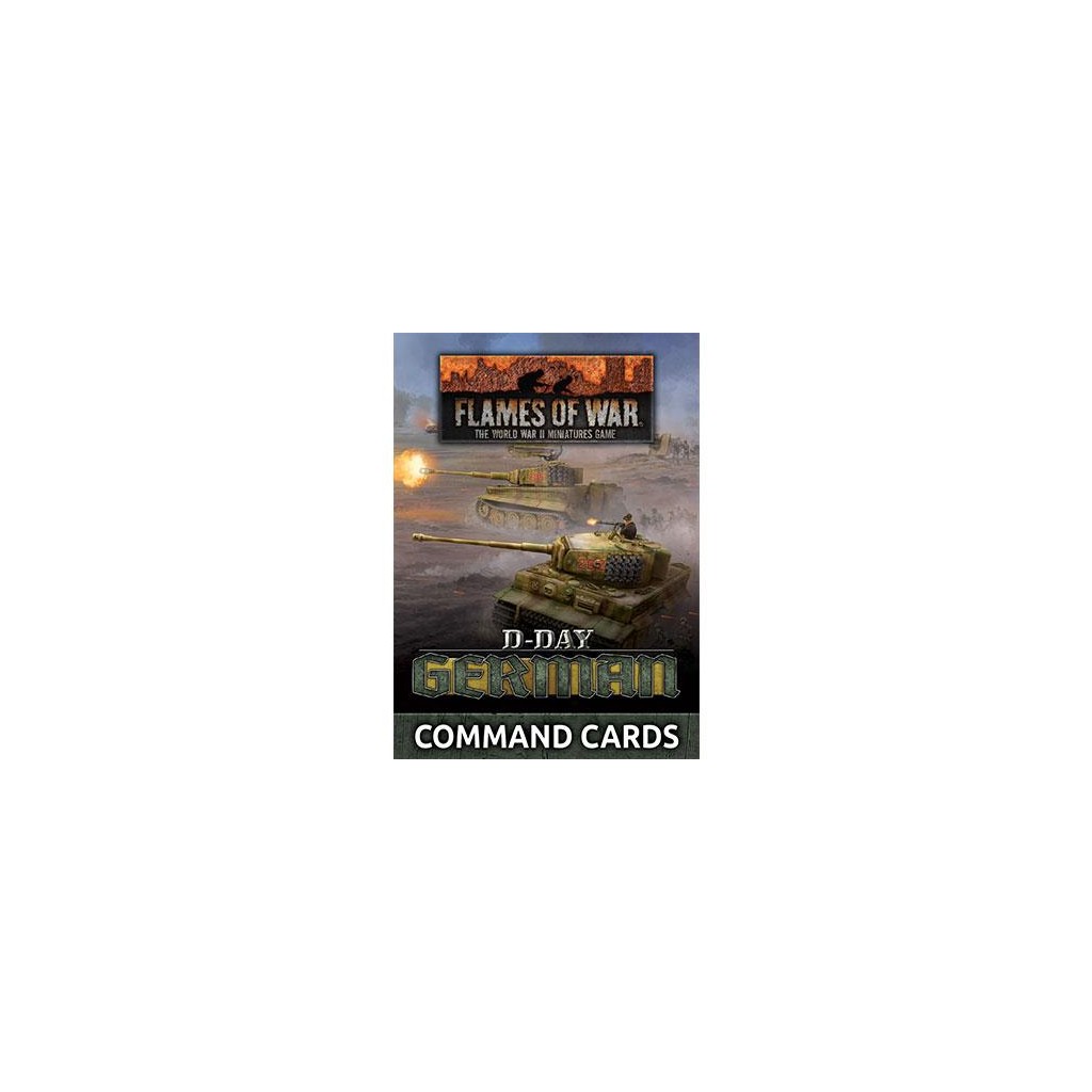 Flames of War - D-Day German Command Cards