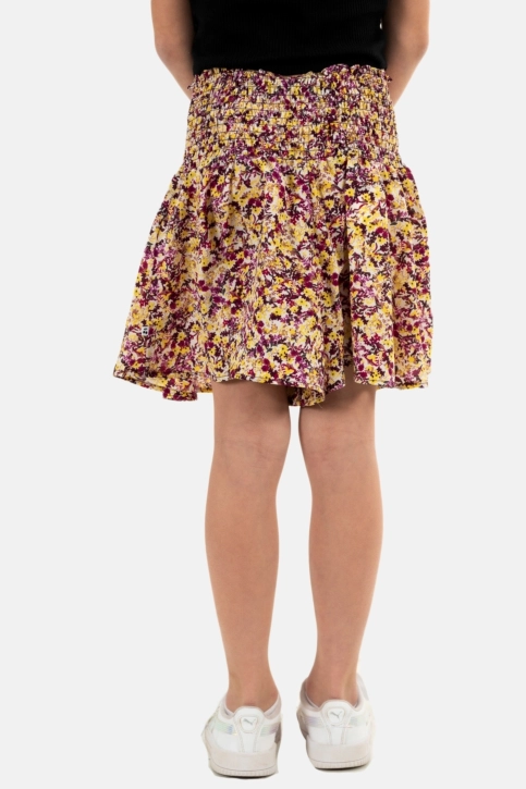 short bermuda Le Temps Des Cerises xangi 2777 yellow flowers