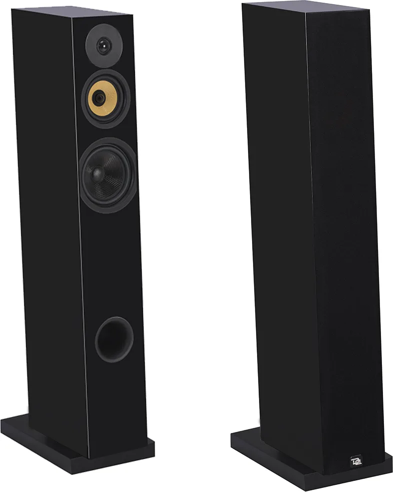 Davis Acoustics Courbet N°7 Noir satin (la paire) Enceintes colonne