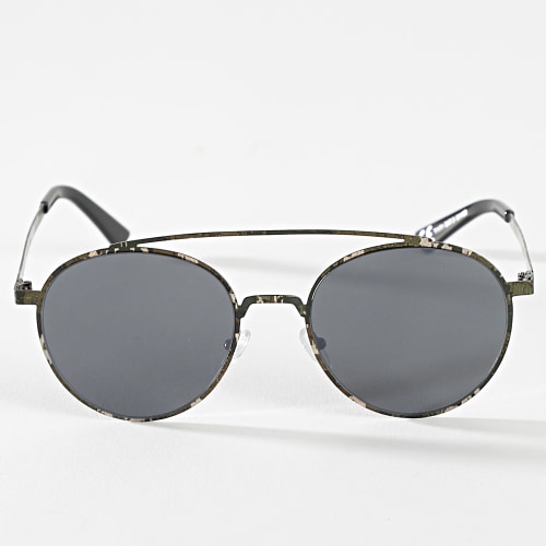 Lunettes De Soleil Noir Vert