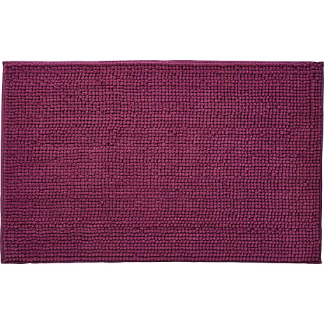 Chenille bademåtte - lilla