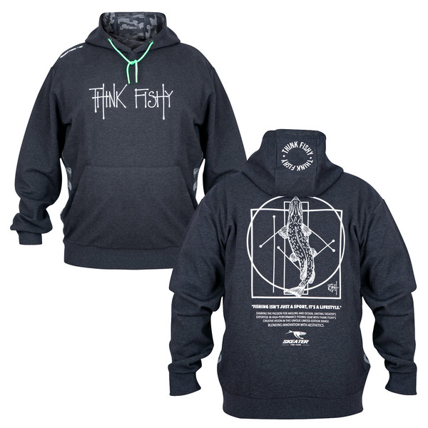 Sweat à Capuche Skeater Hoody By Think Fishy Art