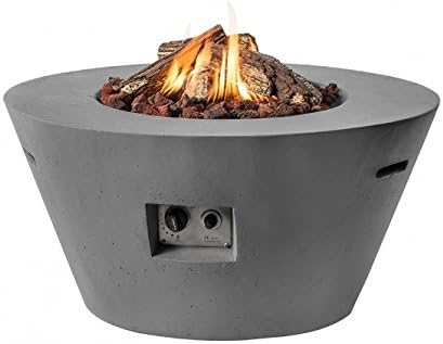 Feuertisch Cone, Farbe:Anthrazit/Grau