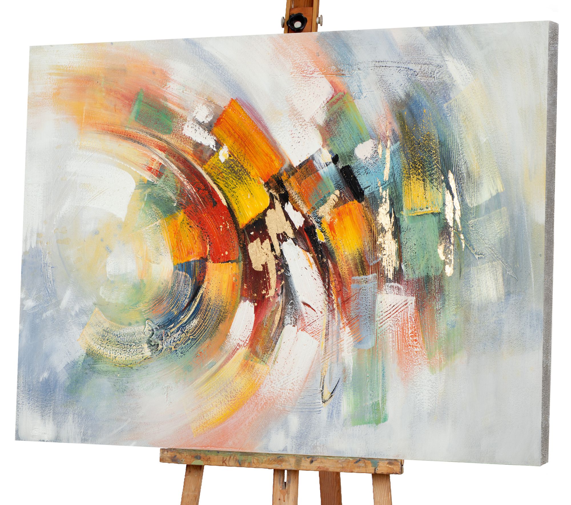 Keilrahmenbild BUNTE WELLE