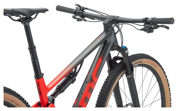 VTT Tout-Suspendu BMC Fourstroke Two Shimano Deore XT 12V 29'' Gris Carbon Rouge 2023