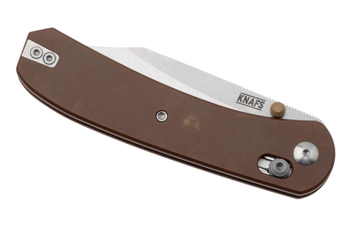 Knafs Lander 2 KNAFS-00408, S35VN Clip Point, Paper Micarta zakmes