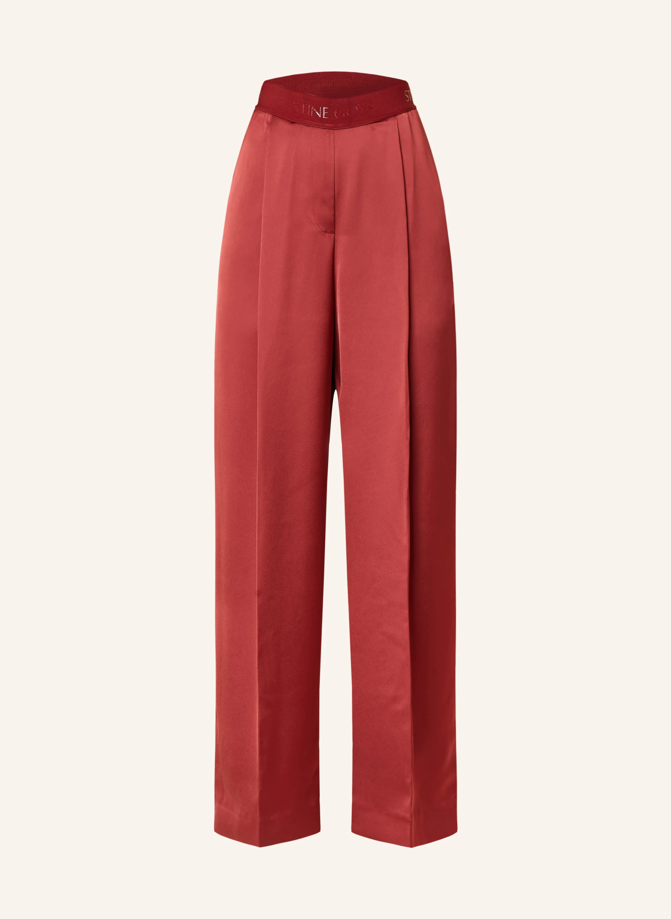 STINE GOYA Marlenehose CIARA aus Satin