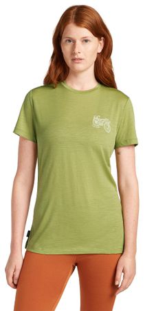 TL ADVENTURE RIDE Damen-Merino-Kurzarmshirt  olive  M