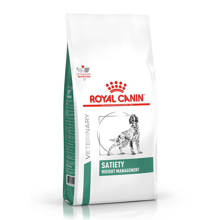 Ração Royal Canin Veterinary Diet Satiety para controle de peso para cães
