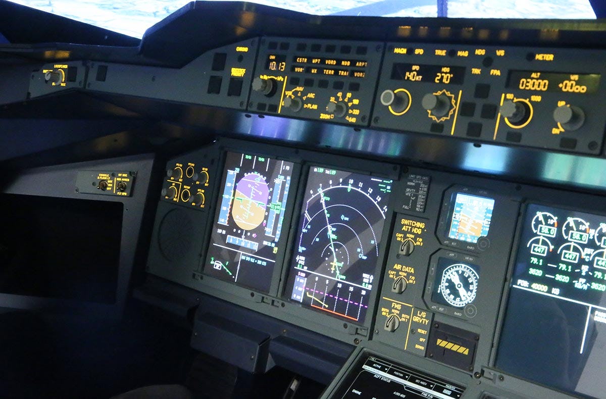 Flugsimulator Gensingen (A380 - Economy)