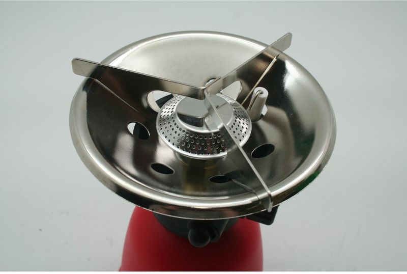 Hofftech Compact camping kookstel - kunststof - 20,9 cm - blauw - lichtgewicht - piëzo ontsteking