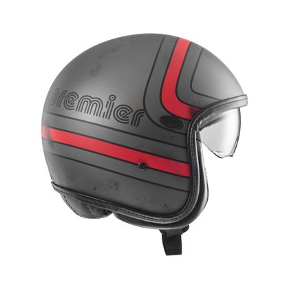 Casque Premier VINTAGE PLATINUM EX BM - Gris / Rouge