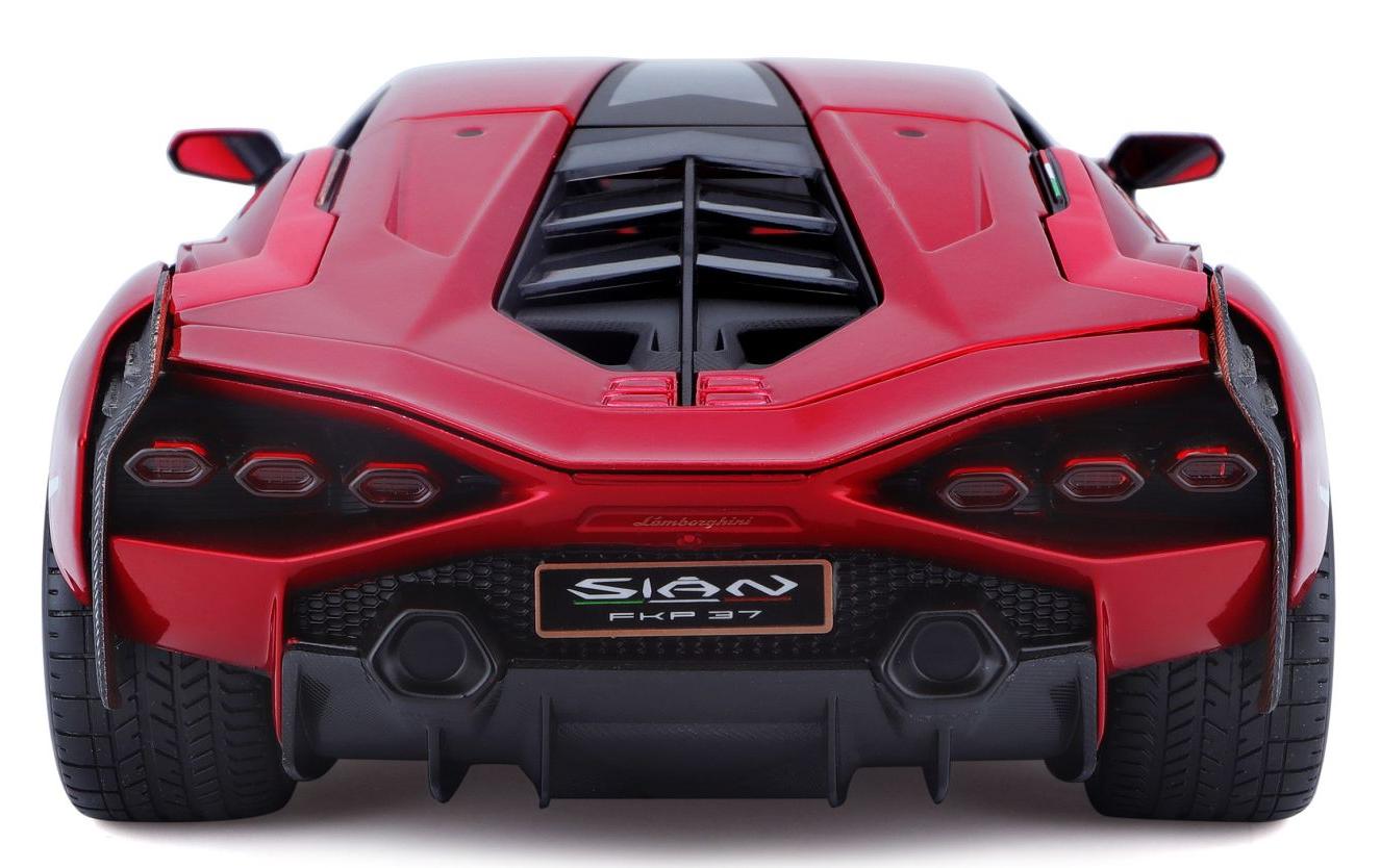 Lamborghini Sian FKP 37 Rot 1:18Sammlermodell im Massstab 1:18
