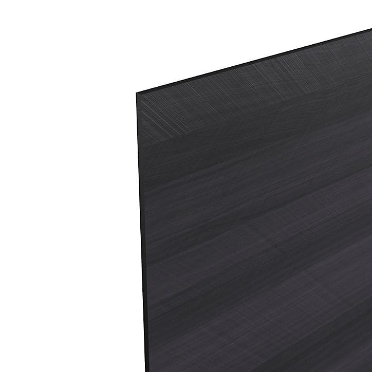 Crédence de cuisine chevron anthracite GoodHome Berberis l. 200 cm x H. 60 cm x Ep. 10 mm