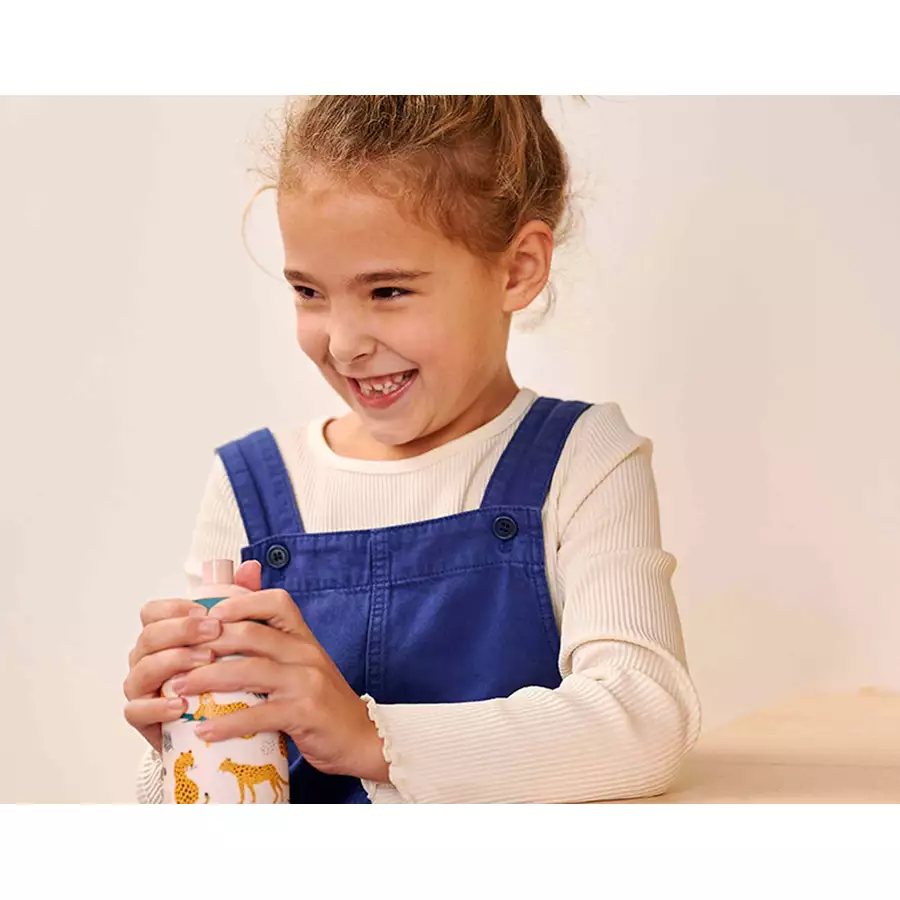Mepal Pop-Up Trinkflasche + Flip-Up Ersatzdeckel Campus 400 ml blau