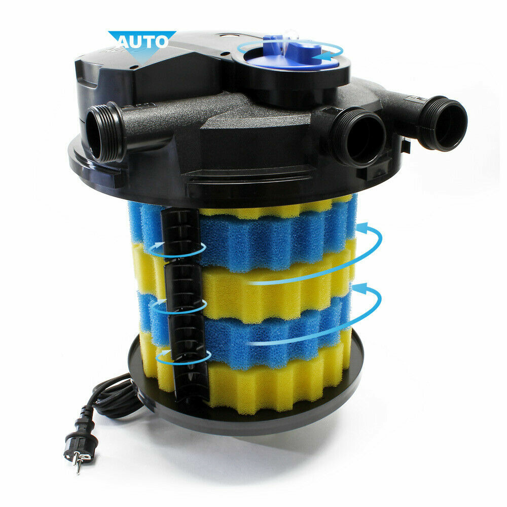 Filtre de bassin à pression uv 11 watts 12 000 litres nettoyage facile