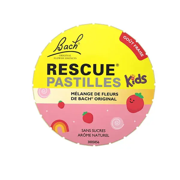 RESCUE Kids – Pastilhas Infantis Sabor Morango