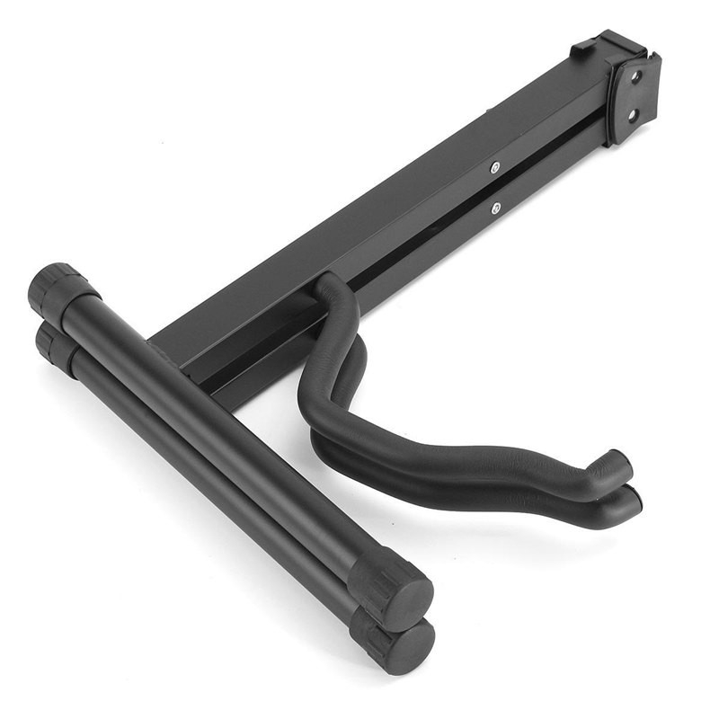 (37.5x28x29.5cm) Gitarren Klappständer Musikinstrument Halterung - Schwarz