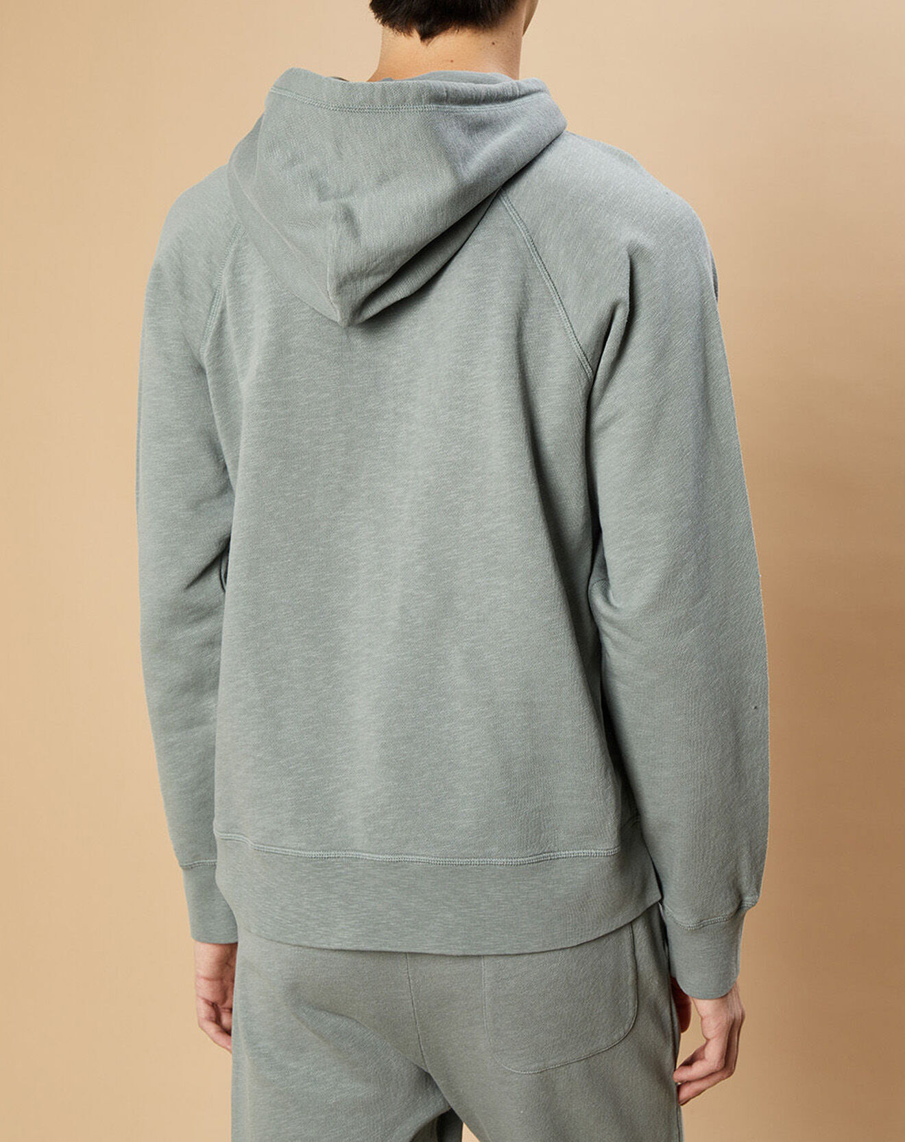 Hartford Sweat à capuche Light vert de gris