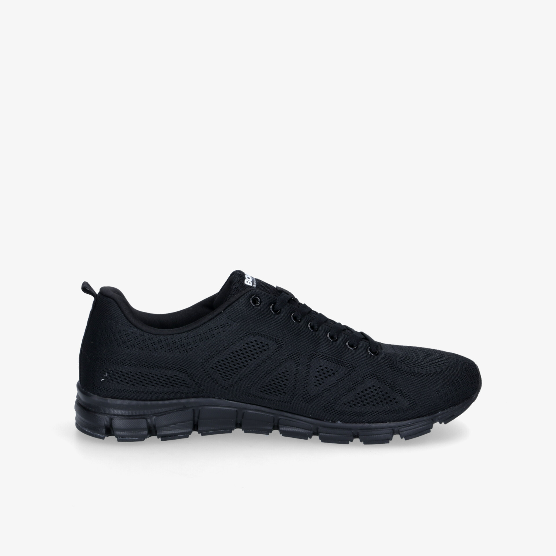 BORAS Herren Sneaker Low schwarz